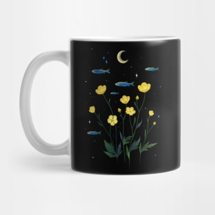 Flowers and Fish Mug